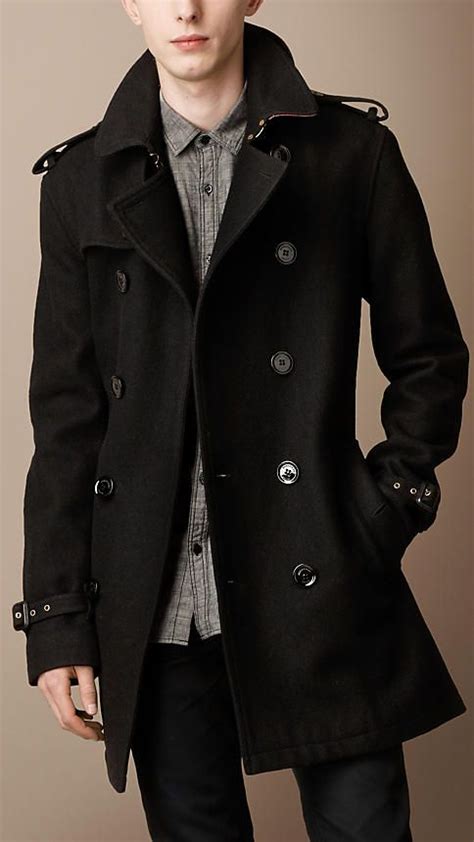 winter coat mens wool burberry|burberry winter coat men's.